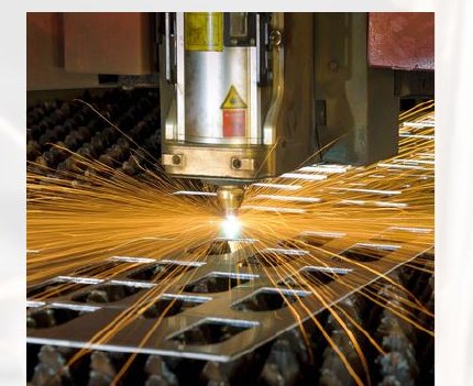 laser cutting steel